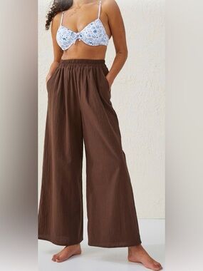 Cotton On Body Willow Brown Wide Leg Pants